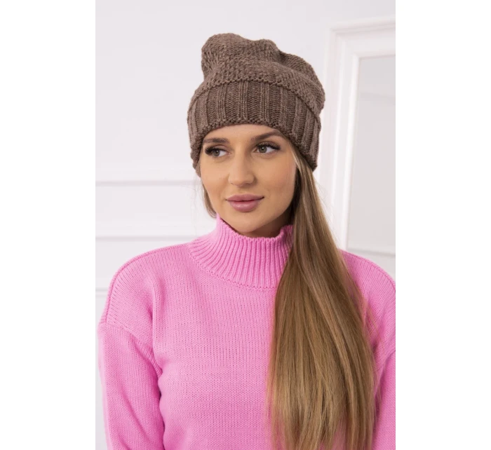 Dámská čepice Danuta K331 mocca Dámská čepice Danuta K331 mocca