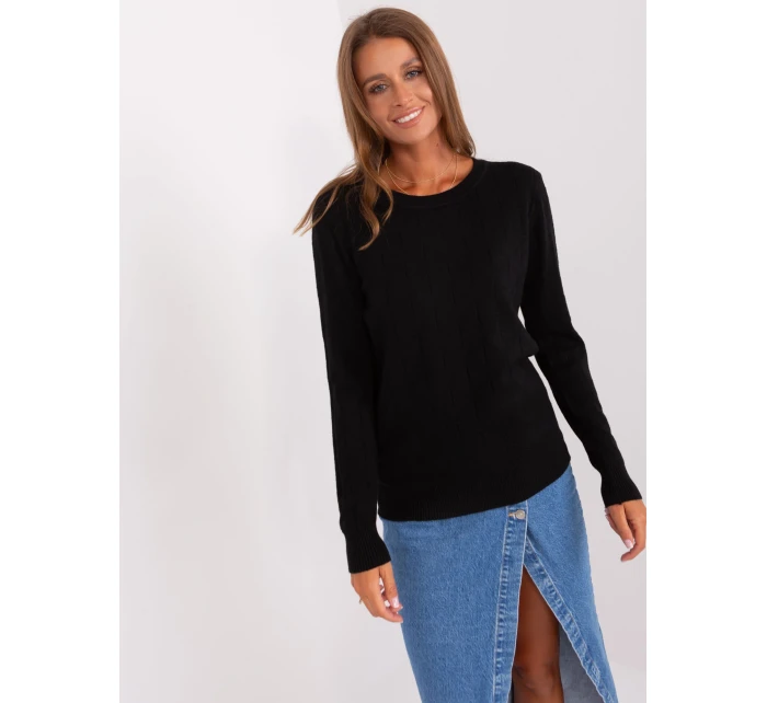 Sweter AT SW model 18895553 czarny - FPrice