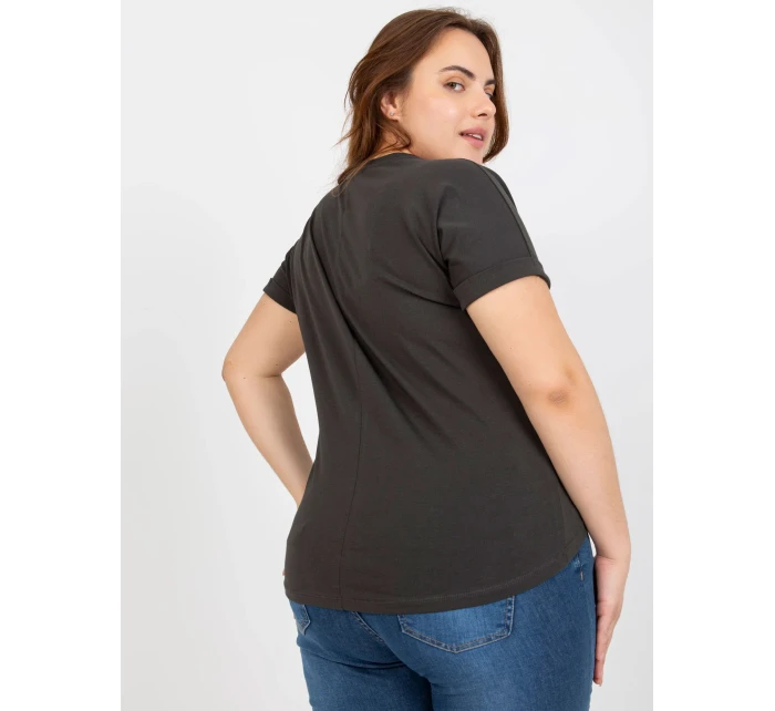 Tričko RV TS 7776.02P tmavá khaki