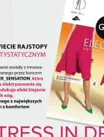 Hladké dámské punčochové kalhoty ELECTRA - 17 DEN (Antistatická lycra)