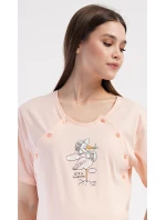 Dámská noční košile mateřská Čáp s kloboukem Dámská noční košile mateřská Čáp s kloboukem