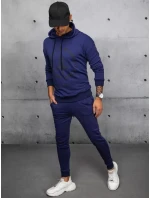 Pánské tmavě modré tepláky Dstreet AX0691 Pánské tmavě modré tepláky Dstreet AX0691