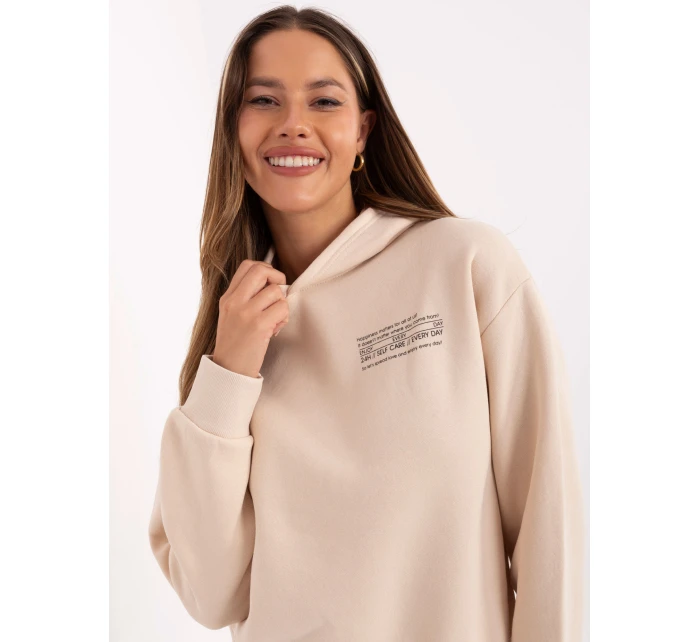 Bluza model 21319906 jasny beżowy - FPrice Bluza model 21319906 jasny beżowy - FPrice