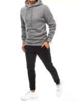 Pánská šedočerná tepláková souprava FashionStreet AX0669 Pánská šedočerná tepláková souprava FashionStreet AX0669