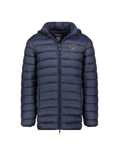 Geographical Norway pánská bunda AMIGOBADGE LONG HOOD DB NAVY MEN 233 NAVY (WY8852H/GN-MARINE)