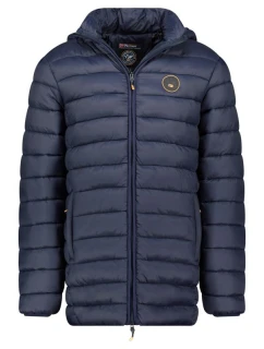 Geographical Norway pánská bunda AMIGOBADGE LONG HOOD DB NAVY MEN 233 NAVY (WY8852H/GN-MARINE)