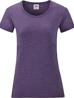 Fruit of the Loom Lady-Fit Valueweight T Dámské tričko 16.1372 heather purple