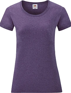 LadyFit Valueweight T Dámské tričko model 22443730 heather purple - Fruit of the Loom