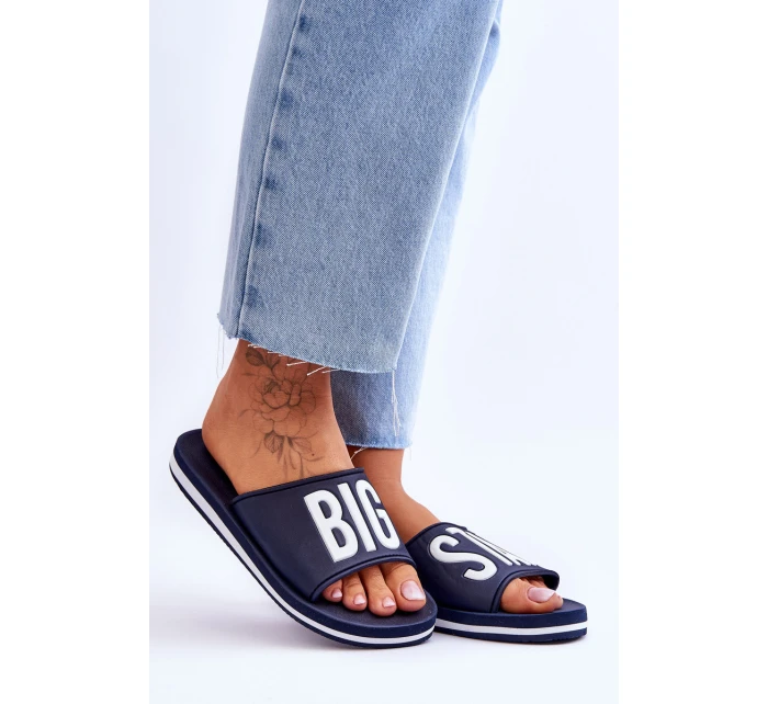 Dámské pantofle Big Star Classic model 21619359 námořnická modrá - Big Star Shoes