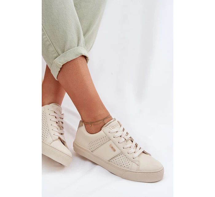 Dámské síťované tenisky Big Star TT274292 Béžové