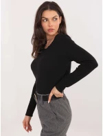 Bluzka BZ czarny model 21776307 - FPrice Bluzka BZ czarny model 21776307 - FPrice