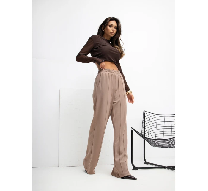 Spodnie dresowe RV DR model 21777681 ciemny bezowy - FPrice Spodnie dresowe RV DR model 21777681 ciemny bezowy - FPrice