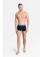 Boxerky Lynx 38833-MLC Sada 2 ks černošedé - Henderson