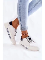 Dámské tenisky Memory Foam System Big Star KK276002 Bíle Dámské tenisky Memory Foam System Big Star KK276002 Bíle