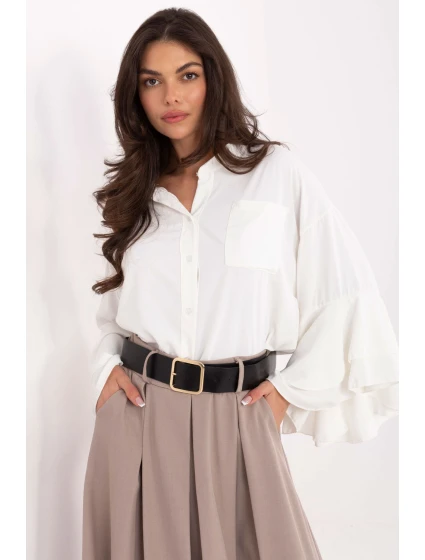 Košile s dlouhým rukávem model 219446 Rue Paris Košile s dlouhým rukávem model 219446 Rue Paris