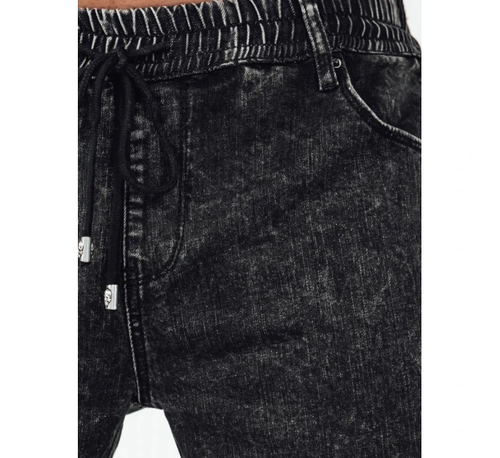 Pánské džínové kalhoty jogger černé model 21968455 - Dstreet