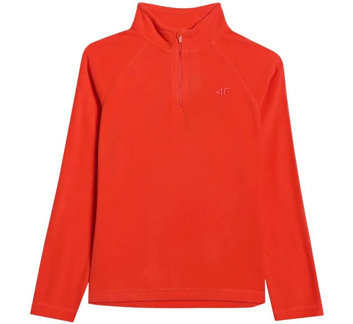 Chlapecká fleecová mikina 4F M058 červená 4FJWAW25UFLEM058 62S Chlapecká fleecová mikina 4F M058 červená 4FJWAW25UFLEM058 62S