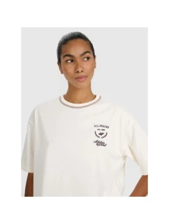 Dámské tričko oversize s potiskem 4F 4FRSS25TTSHF2979-11S