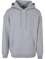 Build your Brand BB 006 Oversize mikina s kapucí z těžké bavlny 56.B006 heather grey Build your Brand BB 006 Oversize mikina s kapucí z těžké bavlny 56.B006 heather grey
