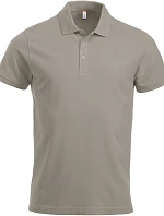 Clique Classic Lincoln S/S Pánské piqué polo z těžké bavlny 67.8244 silver
