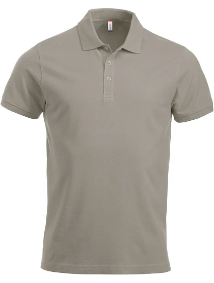 Clique Classic Lincoln S/S Pánské piqué polo z těžké bavlny 67.8244 silver Clique Classic Lincoln S/S Pánské piqué polo z těžké bavlny 67.8244 silver