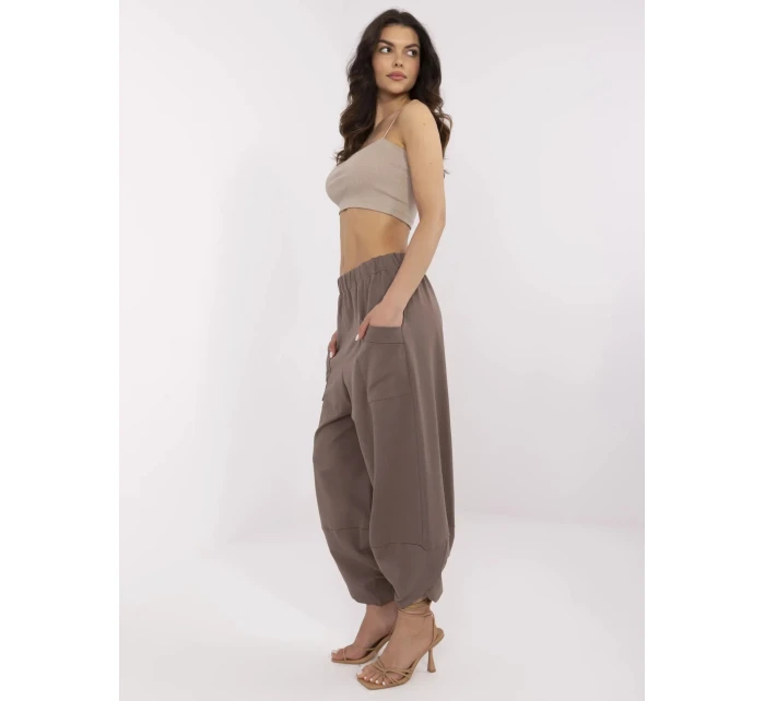 Tepláky RV DR model 21021747 hnědé - FPrice Tepláky RV DR model 21021747 hnědé - FPrice