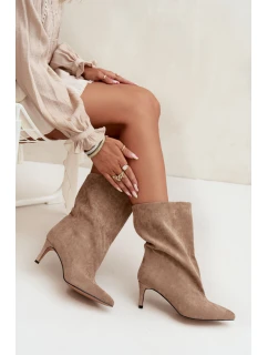 Boty na podpatku  model 222512 Step in style