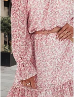 Španělské šaty KERVEN růžové FashionStreet EY2469