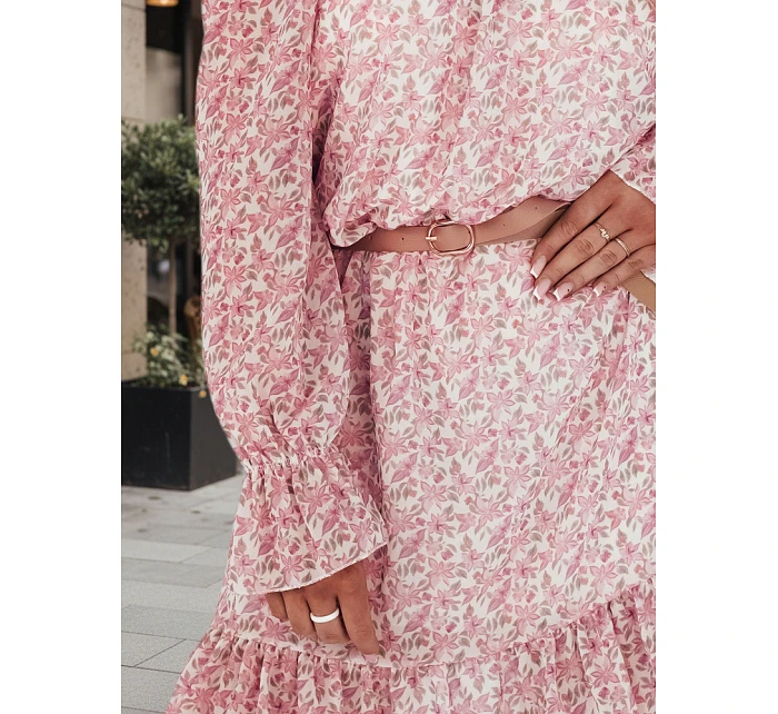 Španělské šaty KERVEN růžové FashionStreet EY2469