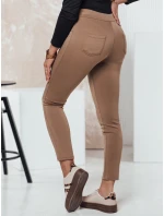 Dámské kalhoty MODSTORY camel FashionStreet UY2180