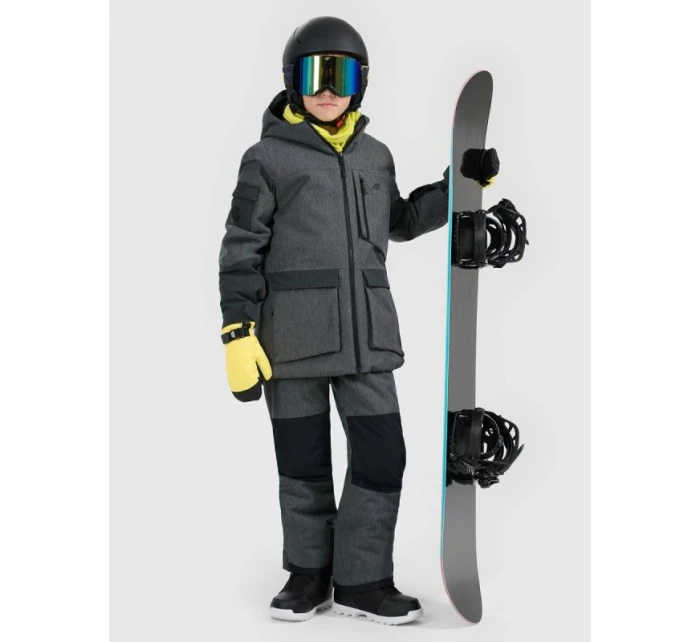 Dětská snowboardová bunda 10000 s membránou 4F 4FJRAW25TTJAU1039-20S