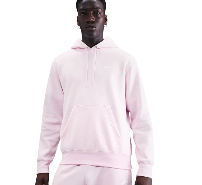 Pánská světle růžová mikina Nike Club BB FN3859 663 panské