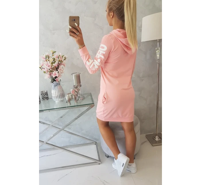 Off White meruňkové šaty