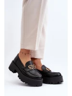 Zazoo 20164 Dámské Mokasíny Z Pravé Kůže Černé