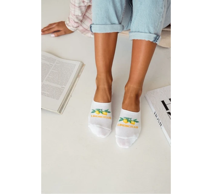 Dámské Ponožky Bavlněné Bílé model 21702951 - Milena