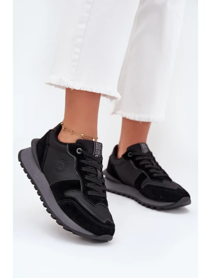 Kožené Dámské Tenisky Big Star model 21705821 HIPOLY SYSTEM Černé - Big Star Shoes