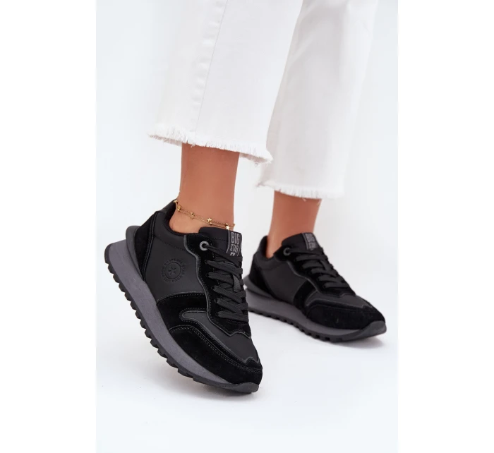 Kožené Dámské Tenisky Big Star model 21705821 HIPOLY SYSTEM Černé - Big Star Shoes Kožené Dámské Tenisky Big Star model 21705821 HIPOLY SYSTEM Černé - Big Star Shoes