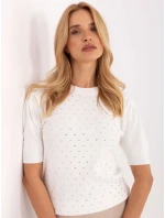 Sweter PM SW PM model 21308071 ecru - FPrice Sweter PM SW PM model 21308071 ecru - FPrice