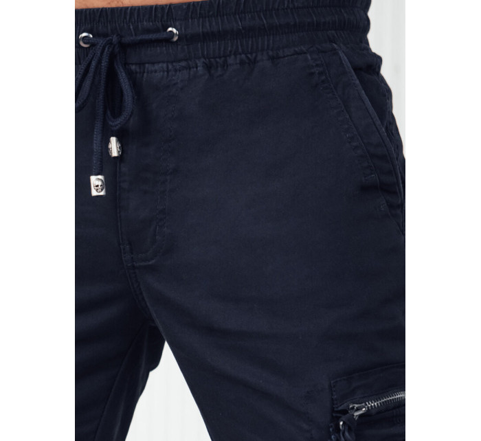 Pánské tmavě modré cargo kalhoty Dstreet UX4181