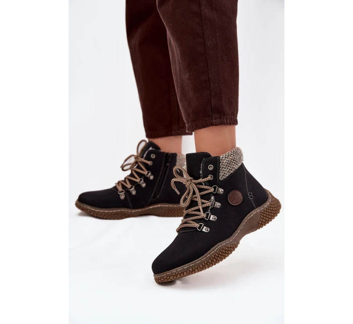 Zateplené dámské trapery Zenaya – černé