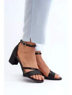 Sandály na podpatku model 196653 Step in style