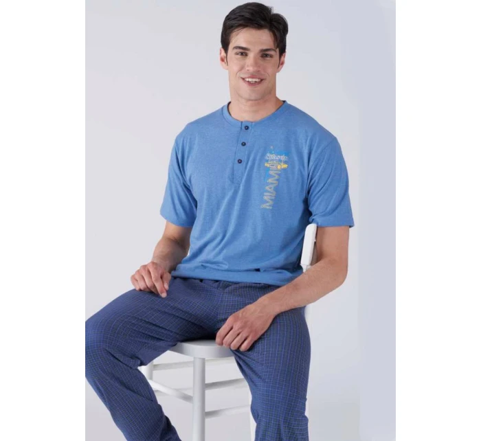 Pánské pyžamo Karelpiu KC8246 Pánské pyžamo Karelpiu KC8246