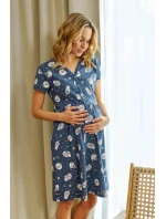 Dámská těhotenská košile 9930 dark blue - Doctornap Dámská těhotenská košile 9930 dark blue - Doctornap