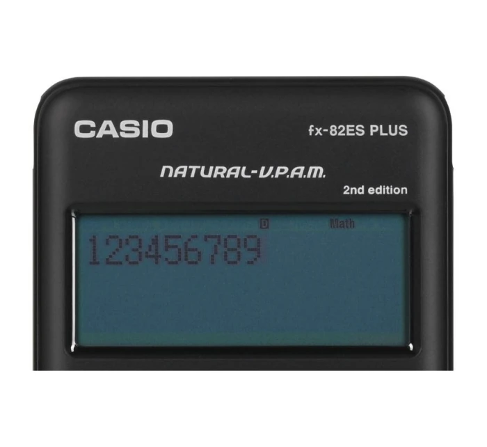 CASIO FX-82ESPLUS-2 VĚDECKÁ KALKULAČKA, 252 FUNKCÍ, 77X162MM, ČERNÁ KRABIČKA