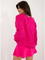 Sweter AT SW model 20459136 fuksjowy - FPrice Sweter AT SW model 20459136 fuksjowy - FPrice