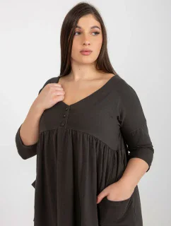 RV šaty SK model 18385591 tmavá khaki - FPrice