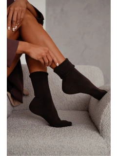 Dámské ponožky Francouzské froté, hladké bez zad 0118.016