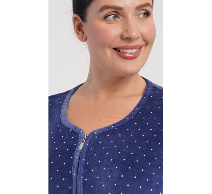 Dámské domácí šaty s tříčtvrtečním rukávem Alex