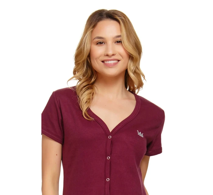 Dámská těhotenská košile 4115 wine - Doctornap