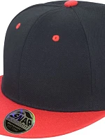 Result Headwear RC 082X 6 panelová kšiltovka s plochým kšiltem 28.082X black/red